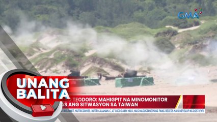 DND Sec. Gibo Teodoro: Mahigpit na minomonitor ng Pilipinas ang sitwasyon sa Taiwan | UB