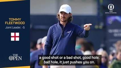 Home support helps Fleetwood be Open joint-leader after round one