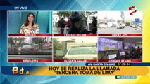 Así amanece la capital ante la llamada “Tercera Toma de Lima”