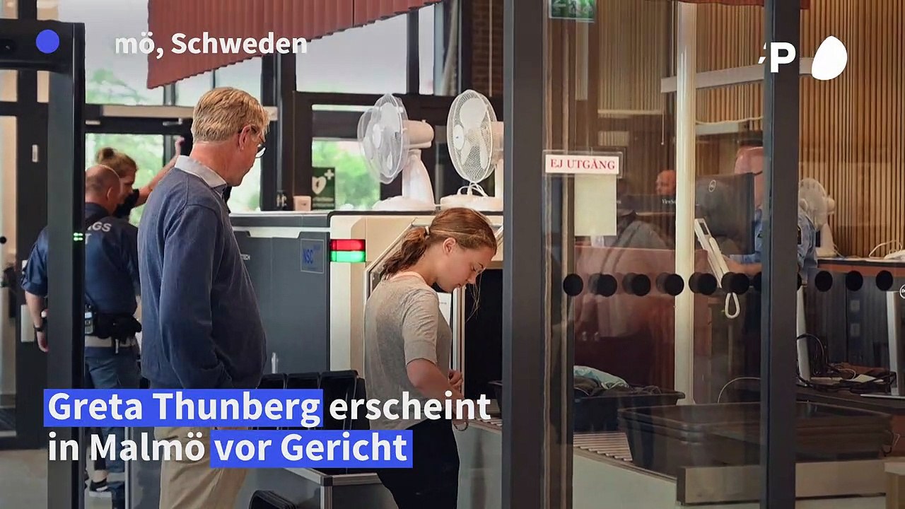 Greta thunberg vor gericht