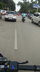 Parking on the road in front of the Collectorate no one parks the vehi