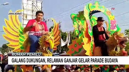Galang Dukungan, Relawan Ganjar Gelar Parade Seni Budaya dan Jalan Sehat bersama Rakyat