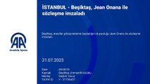 İSTANBUL - Beşiktaş, Jean Onana ile sözleşme imzaladı
