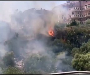 Incendio a Villabate, minacciate le case