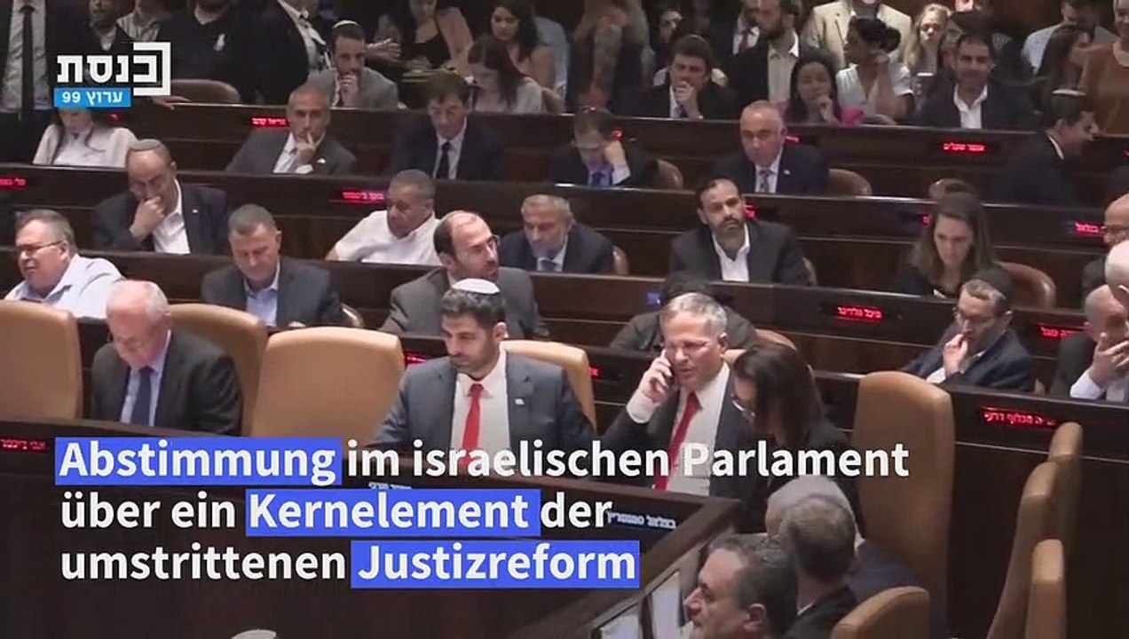 Nach Herz-OP: Israels Regierungschef Netanjahu stimmt mit über Justizreform ab
