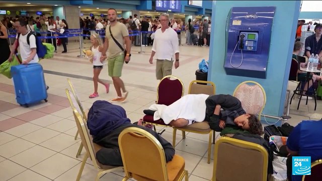 Some 82 wildfires across Greece, the worst fire has been burning on the island of Rhodes