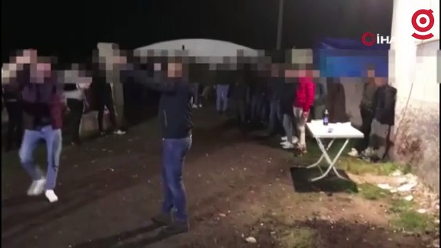 Yurtdışından düğüne geldi, havaya ateş ederken yakalandı