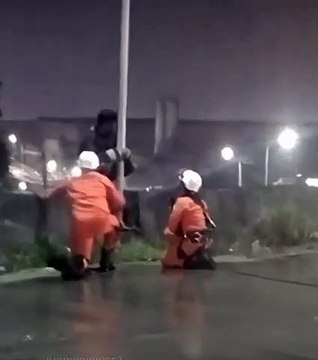 Homem tentou tirar a vida após supostamente matar a esposa; bombeiros foram acionados