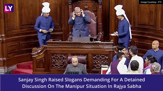 Rajya Sabha Chairman Suspends AAP MP Sanjay Singh For Remaining Of Monsoon Session For ‘Unruly Behaviour’