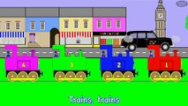 Trains Trains We Like Trains | #shorts | NURSERY RHYME | Rainbow Rabbit