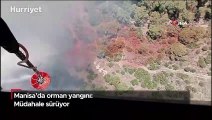 Manisa'da orman yangını: Vatandaşlar tahliye ediliyor
