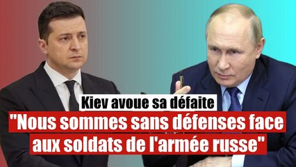"Nous sommes sans défense face aux russes" : Kiev pointe du doigt l'Occident