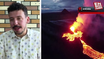 Kuş gözlemcisi Emin Yoğurtçuoğlu, İzlanda'da yanardağ patlamasını görüntüledi