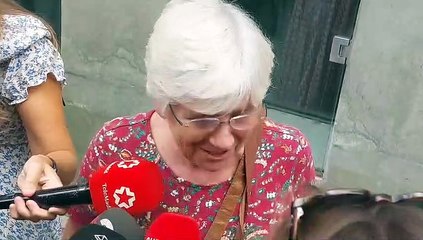 Clara Ponsatí surt en llibertat