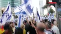 İsrail'de yargı reformu protestosu! Vekiller bugün oy kullanıyor