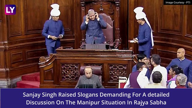 Rajya Sabha Chairman Suspends AAP MP Sanjay Singh For Remaining Of Monsoon Session For ‘Unruly Behaviour’
