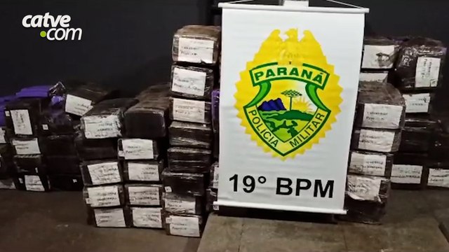 PM apreende mais de duas toneladas de maconha em São Pedro do Iguaçu
