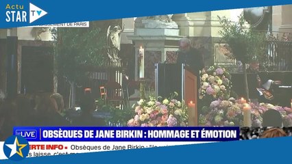 Obsèques de Jane Birkin : son dernier amour, Olivier Rolin, remué et bouleversant dans l’église