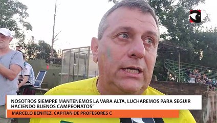 ACIADEP  PROFESORES C ES EL NUEVO CAMPEÓN DE LA CATEGORÍA MASTER A