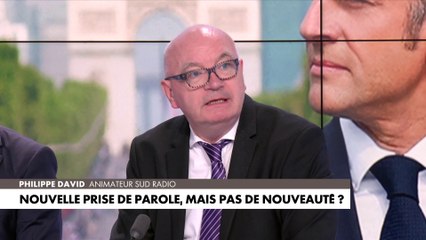 Philippe David : «Sur la forme, parler à 13h un 24 juillet, est assez surprenant »