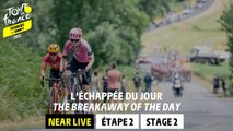 The breakaway of the day - Stage 2 - Tour de France Femmes avec Zwift 2023