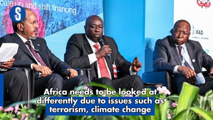 Africa needs to be looked at differently due to issues such as terrorism, climate change