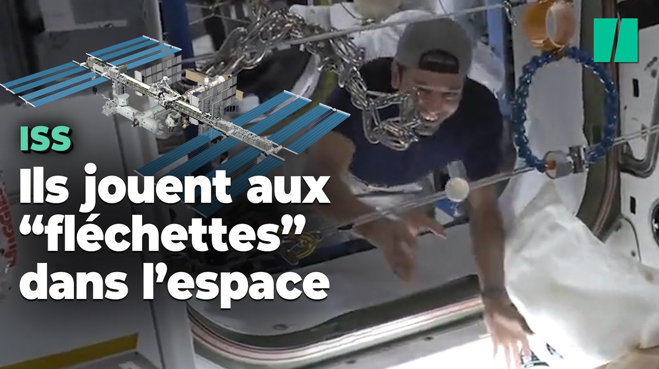 Sur l’ISS, les astronautes jouent aux « fléchettes » en utilisant l’apesanteur