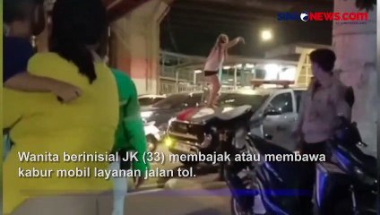 Wanita yang Bajak Mobil Patroli Tol di Jakarta Timur Jalani Observasi di Rumah Sakit