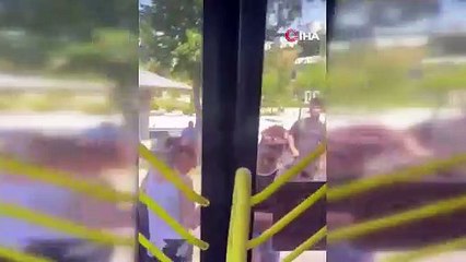 Köpekle alınmayınca ortalığı birbirine kattı!