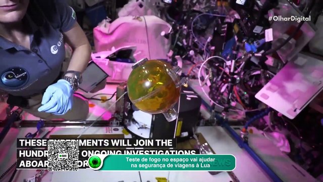 Teste de fogo no espaço vai ajudar na segurança de viagens à Lua