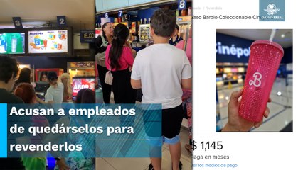 ¡Se agotaron los vasos de Barbie!; cines mexicanos en caos por estreno