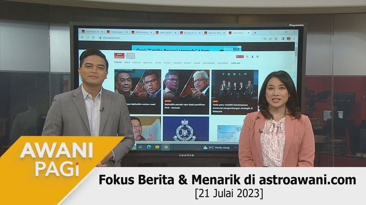 AWANI Pagi: Berita tumpuan & menarik di astroawani.com [21 Julai 2023]