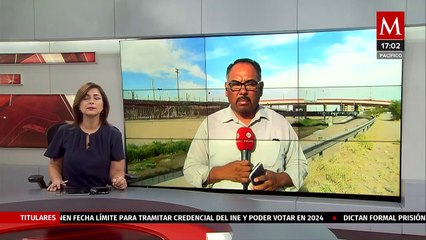 Migrantes detenidos tras intentar cruzar frontera de EU por Ciudad Juárez