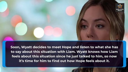 Hope Ambushed & Busted! Wyatt Finds Out What She Is Hiding Bold and the Beautifu