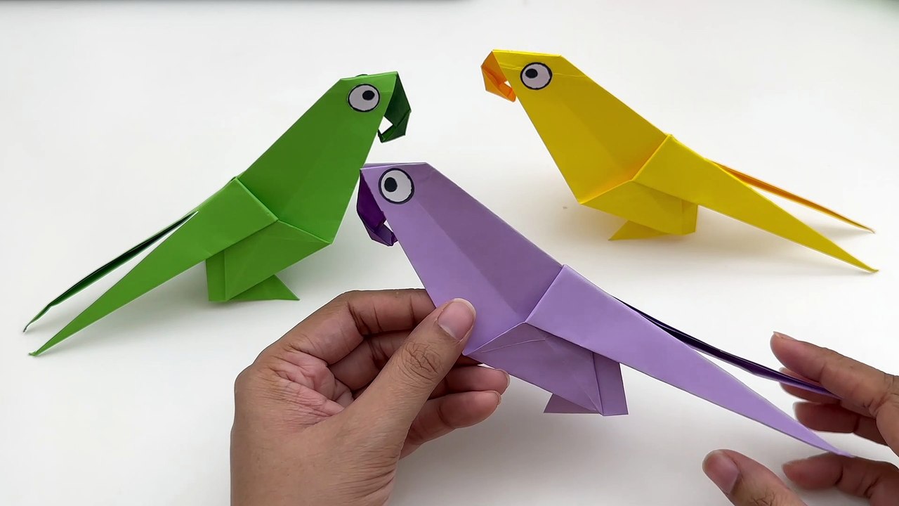 How To Make Paper Parrot / Origami Paper Parrot | How to make paper bird |  Paper Craft / paper bird - video Dailymotion