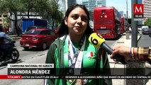 Alondra Méndez, campeona de karate, pide apoyo para ir a Juegos Panamericanos en Chile