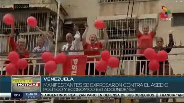 Pueblo venezolano continúa su apoyo a la Revolución Bolivariana