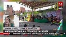 Rinden homenaje a menor de cuatro años, víctima del incendio en Central de Abasto de Toluca