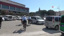 Osmaniye'de bisikletli polis timi 'martılar' göreve başladı