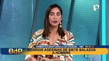 Asesinato en VTM: Acribillan a hombre cuando transitaba cerca a colegio