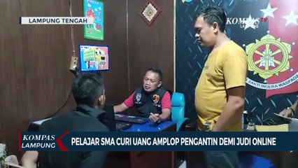 Demi Judi Online, Pelajar SMA Curi Uang Amplop Pengantin
