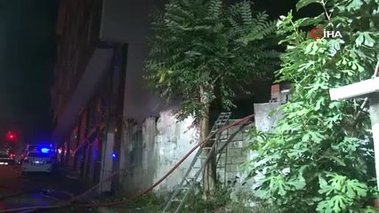 Şişli'de gecekonduda çıkan yangın korkuttu