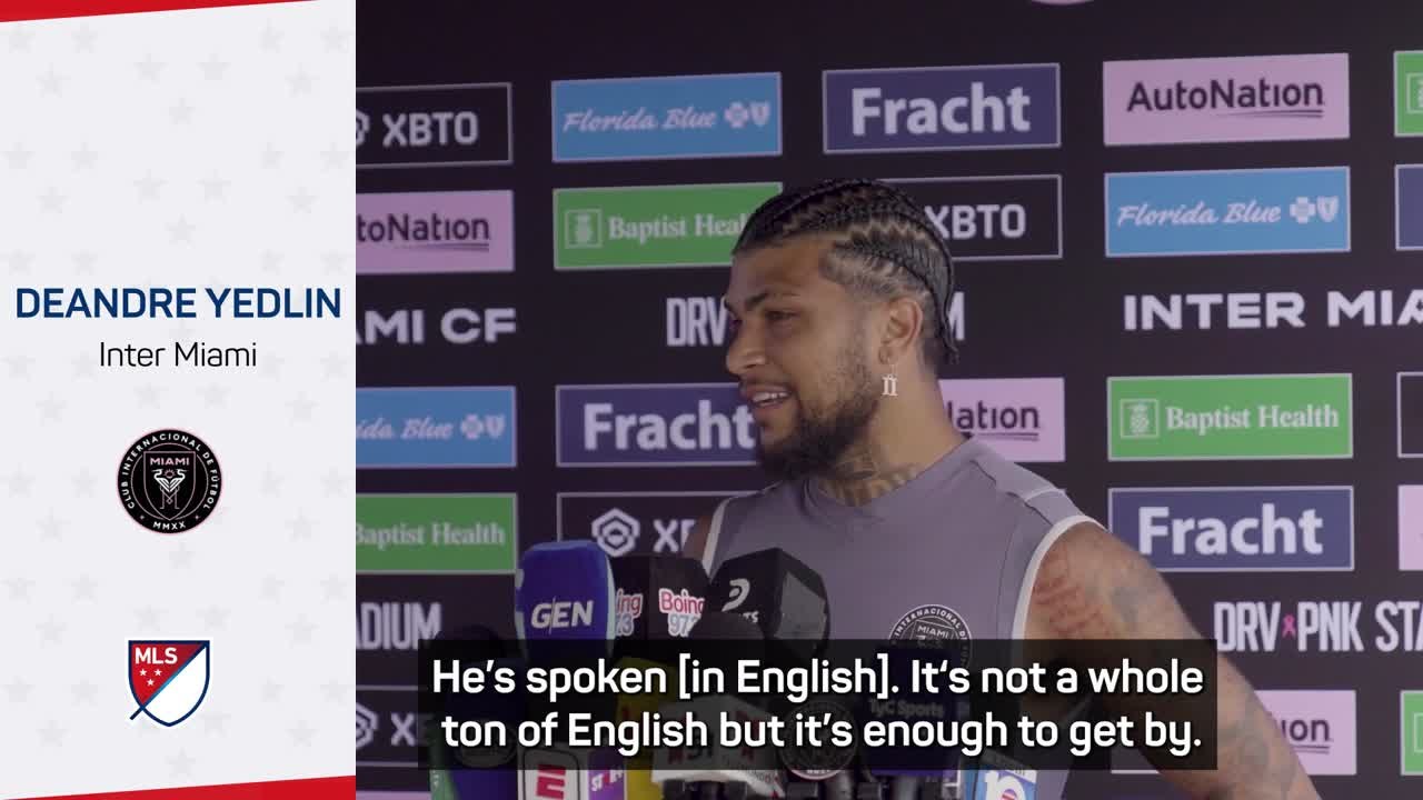Messi speaking English, impressing Miami teammates