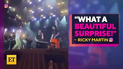 Ricky Martin SURPRISED by His Twins on Stage