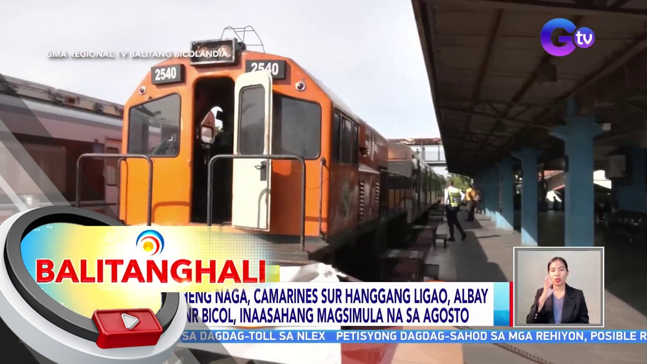 Biyaheng Naga, Camarines Sur hanggang Ligao, Albay ng PNR Bicol, inaasahang magsimula na sa Agosto | BT