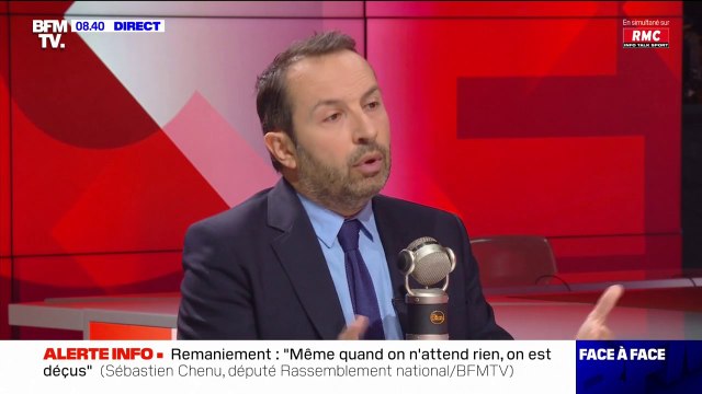 Sébastien Chenu (RN) sur le remaniement: Même quand on attend rien avec eux, on est déçus