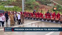 Presiden Jokowi Resmikan Tol Bengkulu