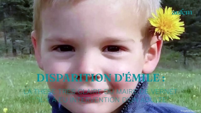 Disparition d'Emile : la thèse très claire du maire du Vernet, Il y a eu l'intervention d'un adulte