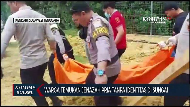 Warga Temukan Jenazah Pria Tanpa Identitas Di Sungai