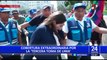 Toma de Lima: con jalones, empujones y patadas agreden a reportera de Panamericana Televisión